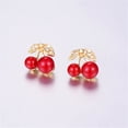 thumbnail image 4 of DPTALR Bijoux Décontractés pour Femmes Boucles d'Oreilles Rouges en Alliage de Diamant, 4 of 6