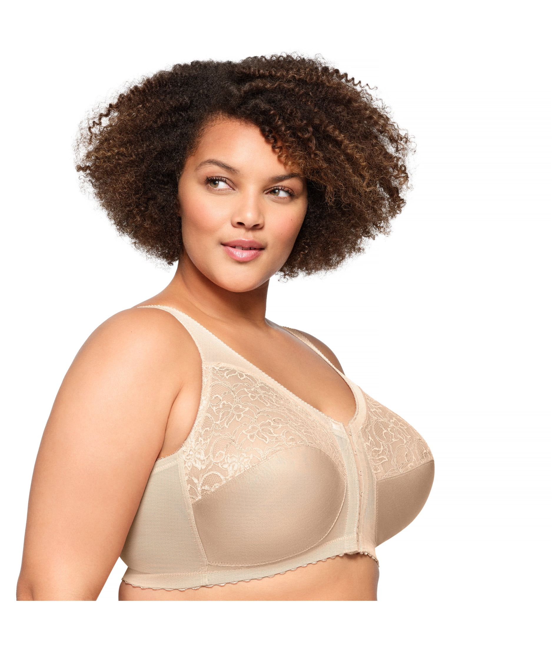 Glamorise MagicLift Front-Closure Support Wirefree Bra 1200 (Women's & Women's Plus)