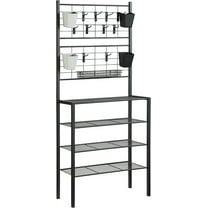 Proman Products Handyman Garage 4-Tier Storage Shelf Rack with Accessories for Garage, Kitchen, Home, Bathro0m, 30.5" W x 12" D x 66" H