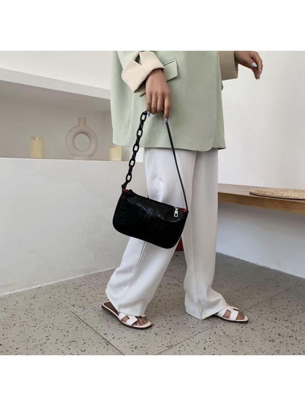 Women Fashion Crocodile Pattern Shoulder Handbags Shoulder Diagonal Elegant Wild Handbag Bag