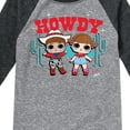 thumbnail image 3 of LOL Surprise! - Howdy Neon  - Toddler And Youth Raglan Graphic T-Shirt, 3 of 4