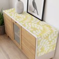 thumbnail image 6 of Pale Yellow Leaves Table Runner Farmhouse Botanical Branch Vintage Boho Tablerunners 13 x 60 Inch, Table Decorations Tabletop Scarf for Summer Gathering Holiday Farmhouse Kitchen Dining Decor, 6 of 8