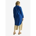 thumbnail image 2 of Jessica London Women's Plus Size Linen Mega Tunic, 2 of 5