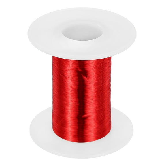 44 AWG Magnet Wire 2 oz Magnetic Coil Wire 155C(311F), Red,White