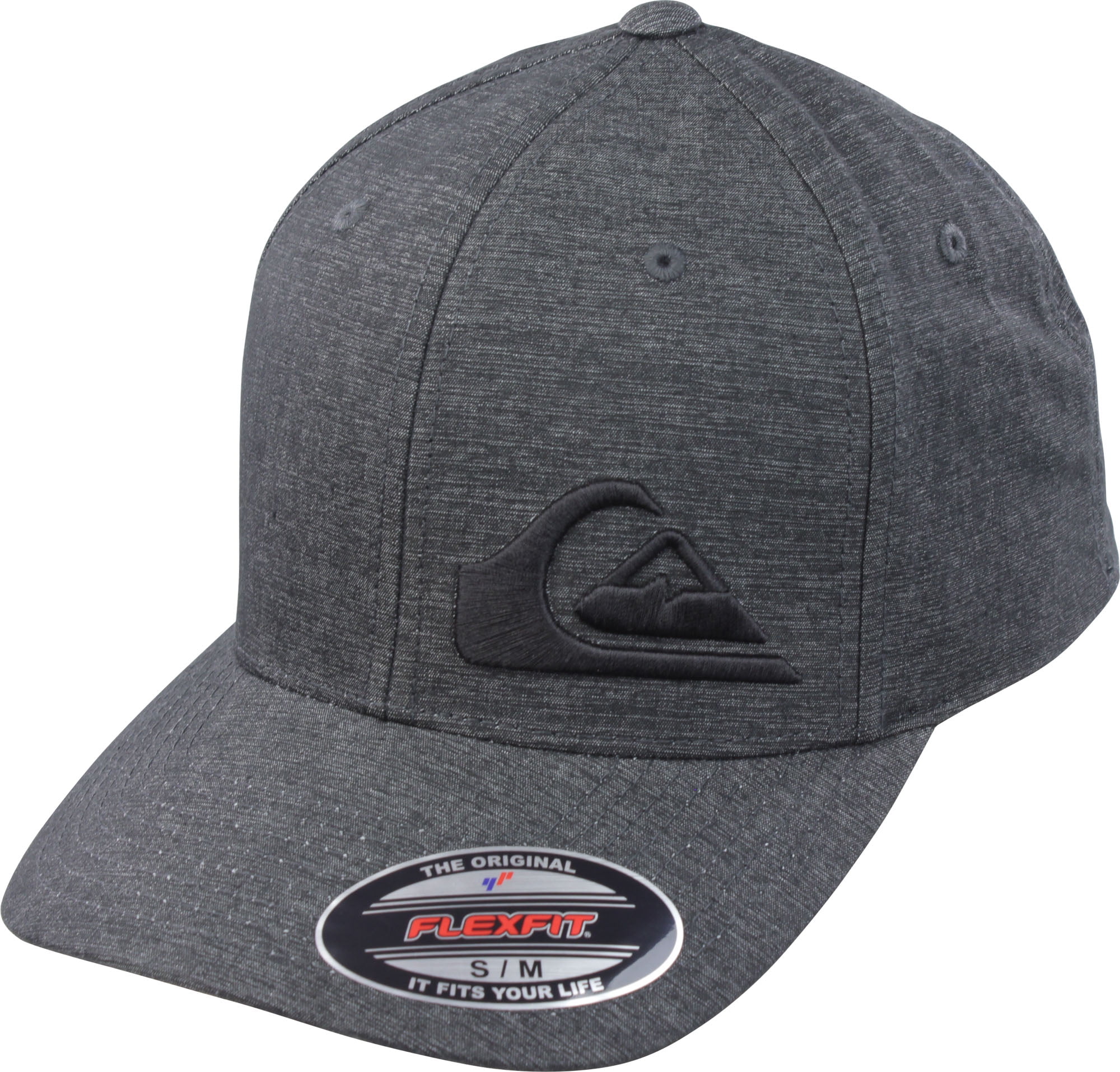 Quiksilver Quiksilver Mens Final Flexfit Hat Charcoal Heather S/M