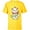 Yellow, variant on Disney Aristocats Marie Bonjour - Short Sleeve T-Shirt for Kids -Customized-White