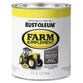 thumbnail image 1 of Rust-Oleum 7443502 Specialty Farm Equipment Brush On Paint, Quart, Jd Yellow, 1 of 1