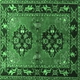 thumbnail image 1 of Ahgly Company Indoor Square Persian Emerald Green Traditional Area Rugs, 8' Square, 1 of 4