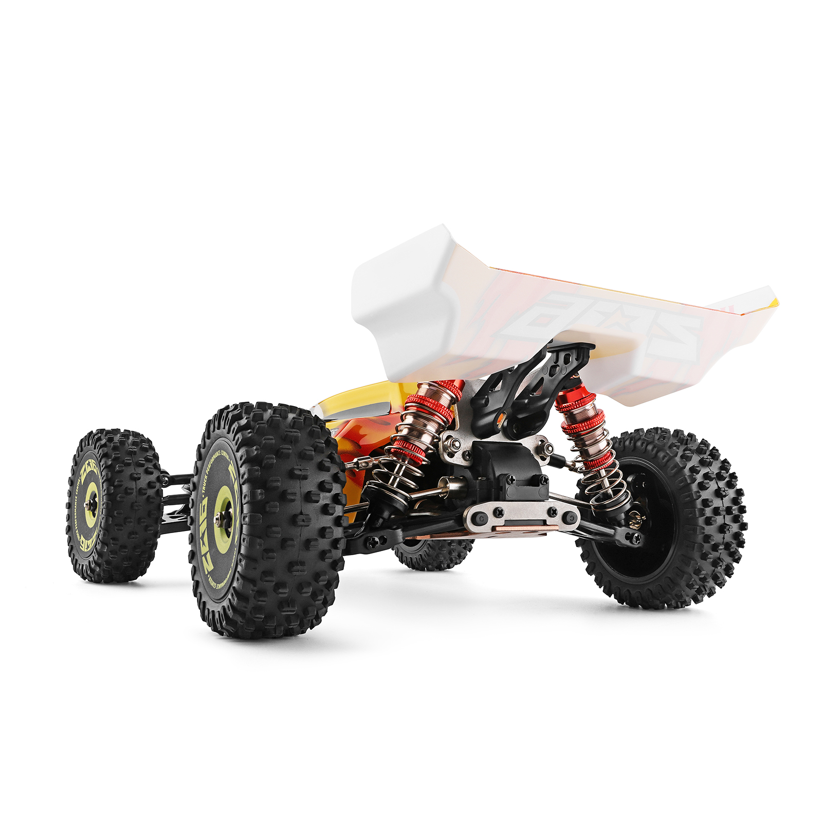 For Remote Control Car  Car High Speed 75km/h 1/14 2.4GHz Racing Car 4WD RTR With Metal Chassis