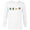 White, variant on Disney and Pixar’s Toy Story Woody Emoji Code Formula - Long Sleeve T-Shirt for Men - Customized-White