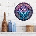 thumbnail image 3 of GZHJMY Blue Mandala Clock Silent Round Wall Clock Non Ticking Battery Device Clocks Creative Decoration Wall Clock for Living Room Bedroom Office Kitchen, 3 of 6