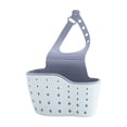 thumbnail image 1 of PVCS Kitchen Utensils Double-layer Sink Draining Basket Sponge Pool Storage Supplies Hanging Basket Draining Rack Clearance, 1 of 6