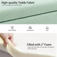 thumbnail image 3 of Teddy Storage Bench for Bedroom, Extra Long Boucle Bench for King Size Bed, Modern Upholstered End of Bed Ottoman Bench with Arms for Entryway Living Room (SAGE), 3 of 14