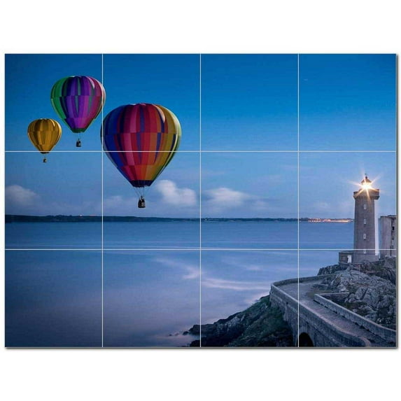 Lighthouse Ceramic Tile Mural Kitchen Backsplash Bathroom Shower 400794-M43