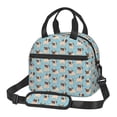 thumbnail image 1 of Easygdp Funny Cartoon Pugs Caja de Almuerzo para Mujeres y Hombres, Bolsa de Almuerzo Insulada, Bolsas Reutilizables Impermeables para Viajes, Trabajo y Picnics, 1 of 7