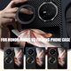 thumbnail image 3 of Funda con soporte de textura de fibra de carbono para Honor Magic V3, cubierta con soporte magnético, ■, 3 of 6