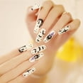 thumbnail image 2 of WIFKLSIIPG Artificial False Nails 24PCS Gothic Nails with Glue 1ml, 2 of 4