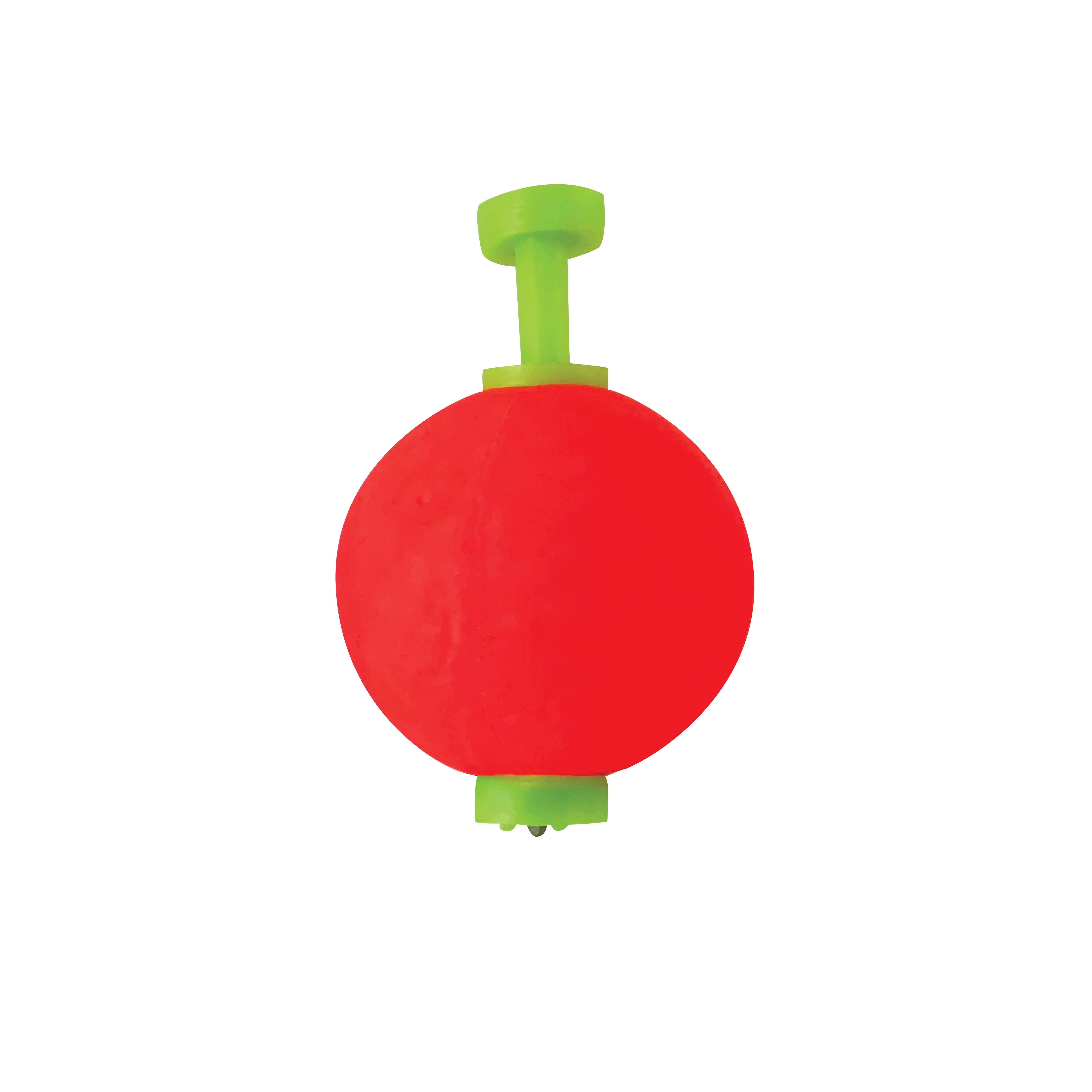 Thill Fish'n Foam Floats Round Un-weighted Clip 1" Fishing Float Red