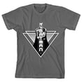 thumbnail image 3 of Batman Core Character Inside Triangle Youth Boy's Charcoal T-Shirt-Medium, 3 of 6