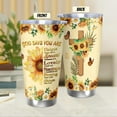thumbnail image 2 of Christian Gifts for Women Tumbler, 20 Oz Christian Stainless Steel Insulated Tumblers, Sunflower Coffee Tumbler Religious Gifts, Travel Coffee Mug Inspirational Gifts for Christian Women, 2 of 6