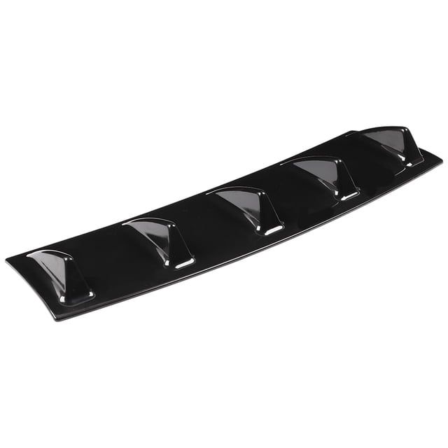 Rear Bumper Diffuser,, Bumper Chassis Lip, Black Uv-protected Durable For Vehical
