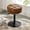 Brown, variant on Adjustable Vanity Stool  360 Swivel Chair For Makeup Room Chairs Teal Faux Leather Bathroom & Living
