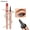 Dark Coffee, variant on Micro Fork Tip Liquid Eyebrow Pen, Grey Color, Waterproof Smudge Proof Brow Pen, Cool Tone Natural Brows for Gray & Bleached Hair