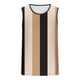 thumbnail image 4 of Camiseta sin mangas de cuello redondo para hombre, ropa de ocio, fitness, para el hogar, pijamas, camiseta con estampado de rayas de moda a color, blusa deportiva de poliéster para hombre, 4 of 4