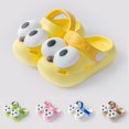 thumbnail image 2 of Kids Soft EVA Clogs with Adjustable Heel Strap, Anti- Cartoon Slippers Closed Toe Summer Shoes for Toddlers White 7-8 Years, 2 of 6