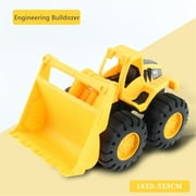 Guvpev Inertial Engineering Car Vehicle Simulation Truck Excavator Model Toy Kids Gift - Yellow