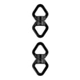 thumbnail image 3 of Greeniant Conector de cuerda giratoria de 360 grados, equipo de rodamiento de bolas de seguridad para escalada, aro giratorio para Negro 2Conjunto, 3 of 6