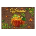 thumbnail image 1 of Felpudo para puerta, Festival de Halloween, antideslizante, para suelo de baño, cocina, dormitorio, entrada, pasillo, alfombra de poliéster, Kits de decoración para fiestas Tipo 1 40x60cm Bearachild HA008571-01, 1 of 6
