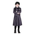 thumbnail image 3 of Miércoles Inspirado Disfraz De Niña Gótica Uniforme Escolar Infantil Grande, 3 of 3