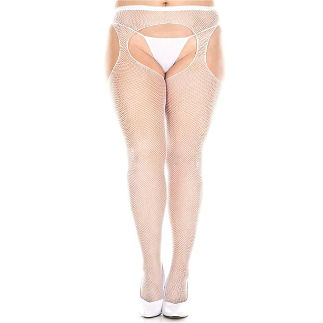White suspender pantyhose Clearance