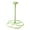 Green, variant on Rotating Bird Toy with 60-Degree Spin PLA Material 23cm Height for Cage Enrichment and Interactive Play