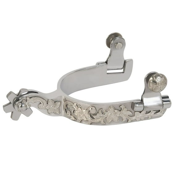 Weaver Leather Ladies Floral German Silver Spur