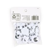 Hello Hobby Assorted Craft Wiggle Eyes 125 Count for Kids Projects