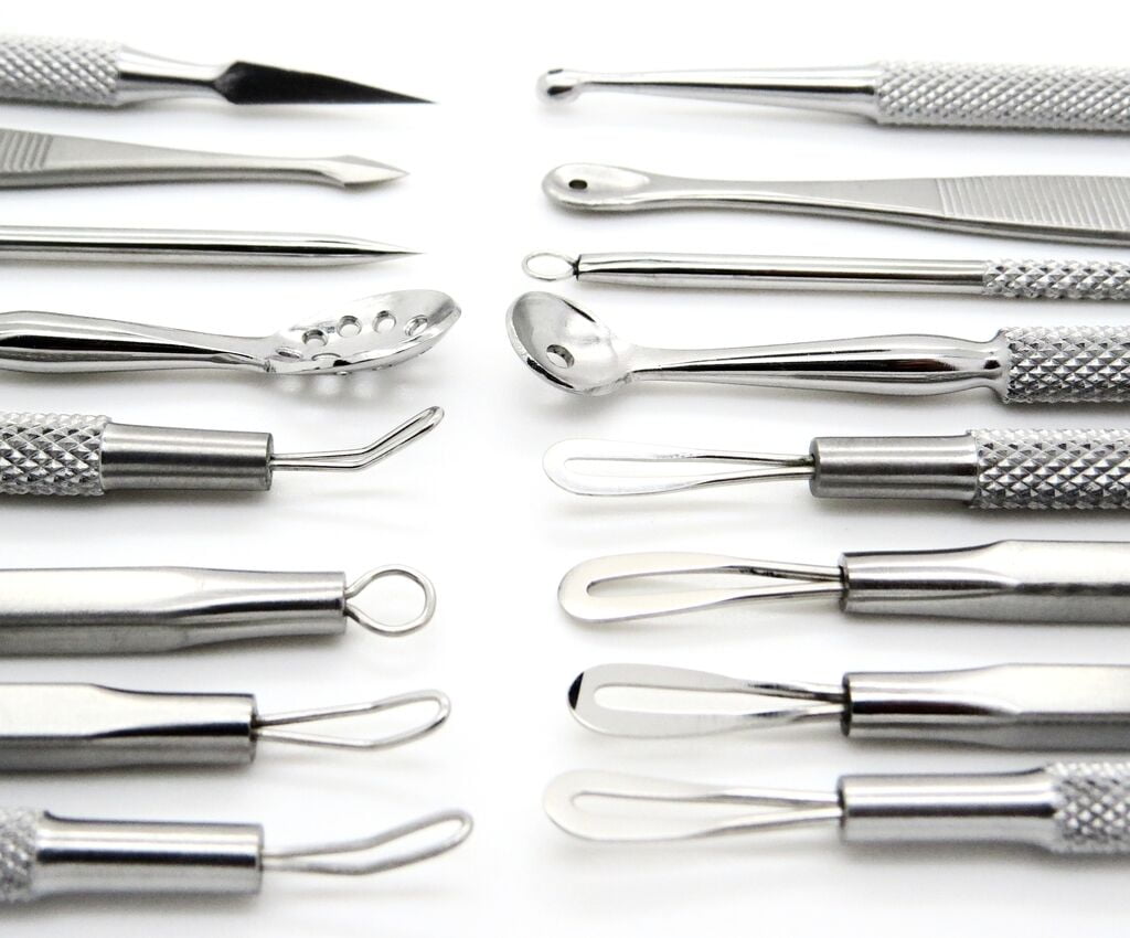 8 Pcs Professional Blackhead Comedone Pimple Blemish Acne Remover Tool