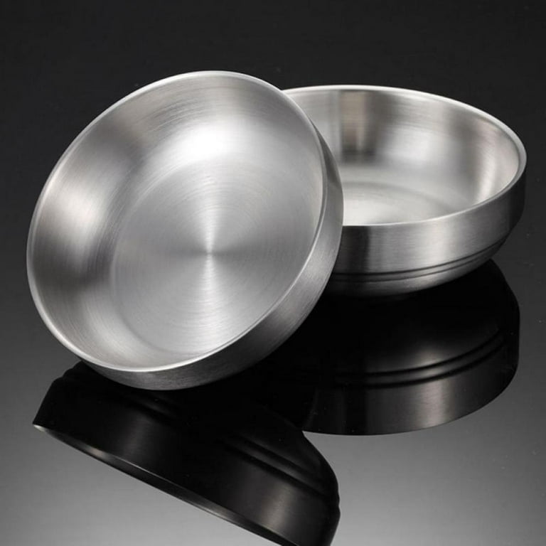 Stainless Steel Bowls Double-walled Insulated Snack Ice Cream Rice  Multipurpose and Easy To Clean Set of 1 