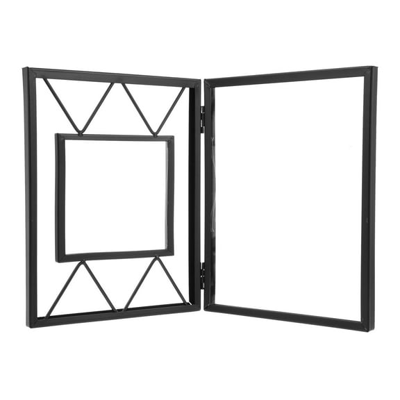 WHAMVOX Metal Photo Frame Iron Holder Custom Picture Frames Office Black