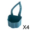 thumbnail image 1 of 2 cestas colgantes para fregadero de cocina, colador, color azul oscuro 4 piezas, 1 of 10