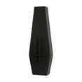 thumbnail image 2 of AURIGATE Gothic Coffin Vase with Cross Design, 3.54x10.62 in Black Wood Halloween Decorative Vase, 2 of 6