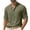Tops-63Army Green, variant on Linen Henley Shirts for Men Band Collar Long Sleeve Boho Vacation Casual Shirts Loose Fit Solid Breathable Long Sleeve Work Shirts Spring Tops