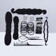 thumbnail image 2 of Kit de peinado para peluquería, pinzas para el cabello, almohadillas para peinar, esponja, moño, pinza para el cabello tipo dona, accesorio, herramienta, 2 of 7
