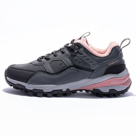 

Women s Outdoor Lace Up Hiking Shoes Waterproof Warm Plush Lined Camping Shoes Women s Footwear