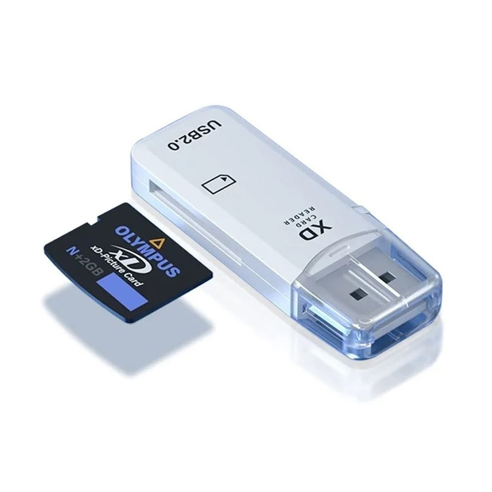 XD Picture Card Reader, USB 2.0 Memory Cards Adapter for Olympus Fuji Cameras, USB A to USB C Converter for PC Tablet and Smart Phones