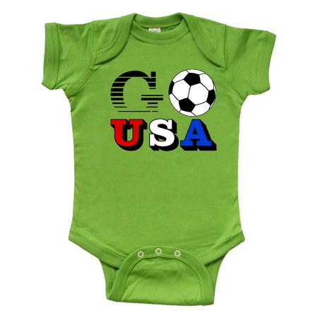 

Inktastic Go USA- Soccer Football Gift Baby Boy or Baby Girl Bodysuit