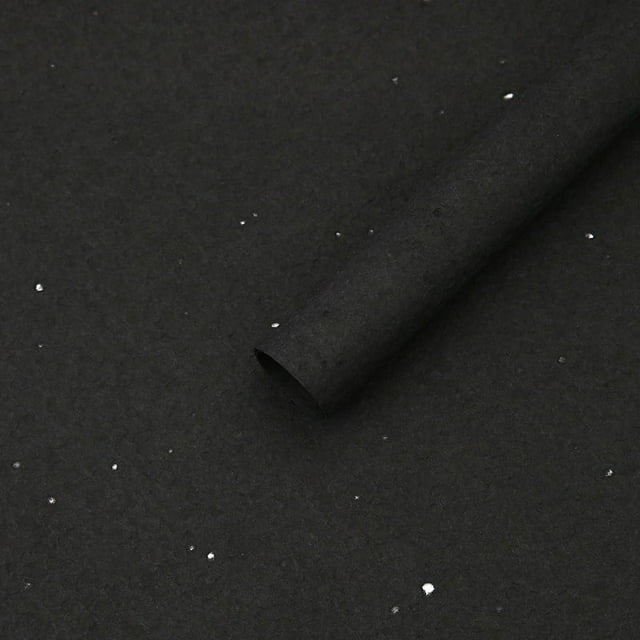 Nvzi gifts, flowers, gift box packaging paper, wrinkled stone texture paper, flower packaging paper (black)