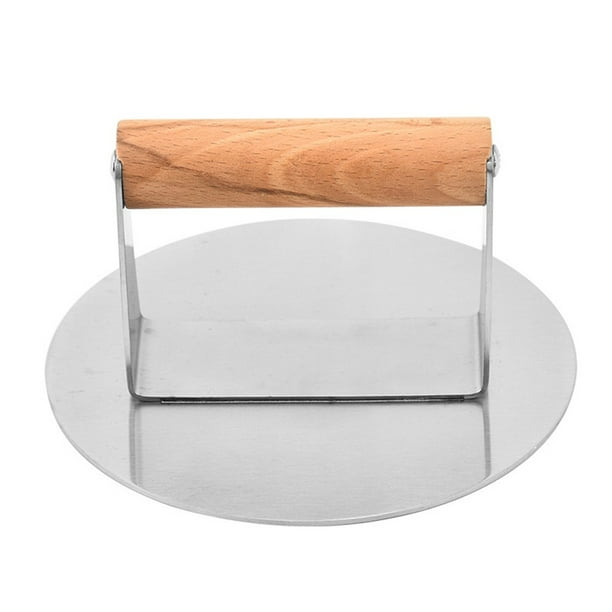 Hamburger Patty Maker Grill Press Large Round Burger Metal Mould