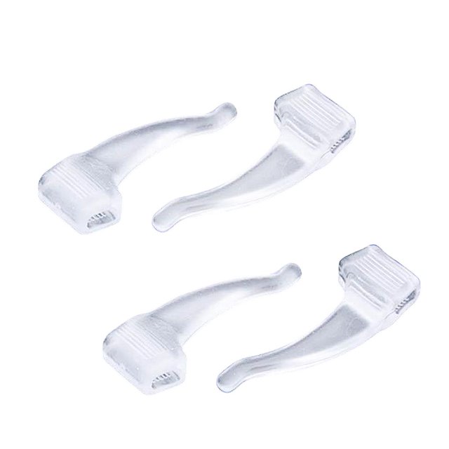Moyic Eyeglass Ear Grip 100 pares de anteojos de silicona Temple Sleeves retenedor antideslizante para anteojos Artesanía Moyic HA015665-00